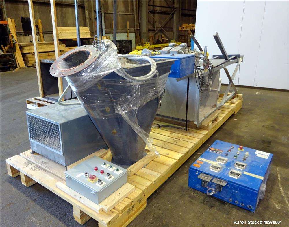 Used- Carrier Vibrating Equipment Inc. Vibratory Fluid Flow Continuous Fluid Bed