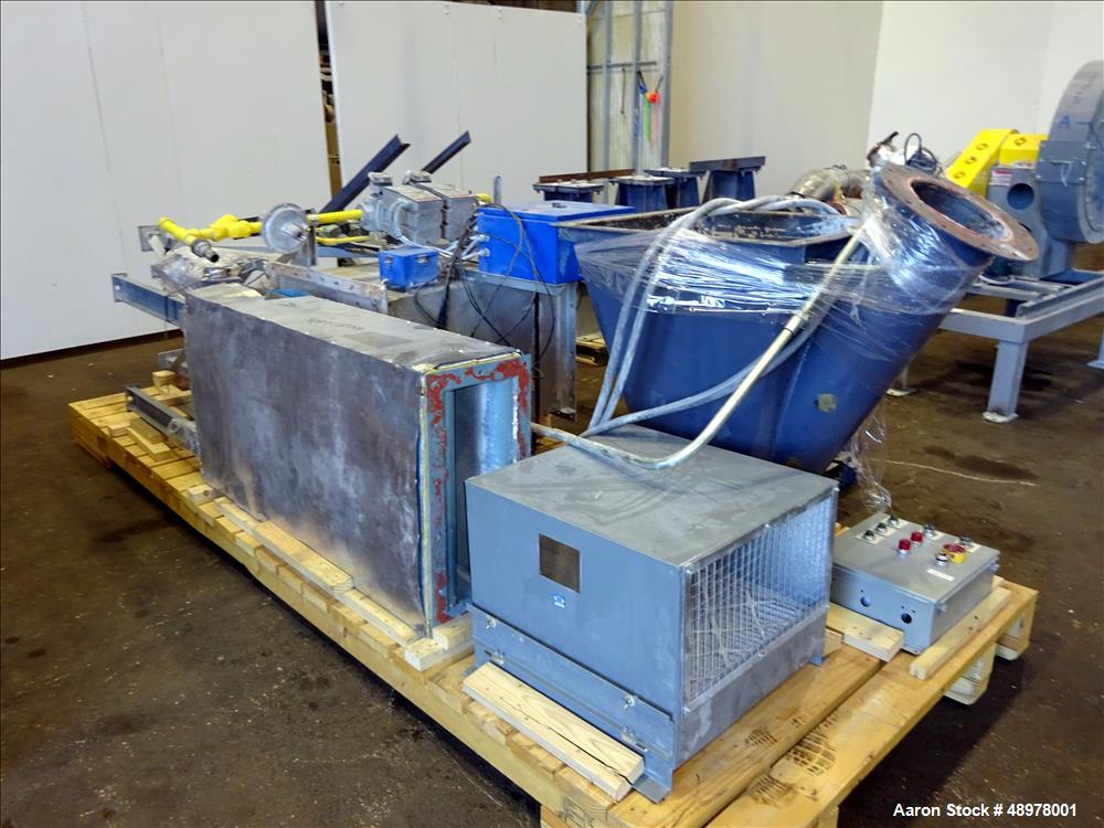 Used Carrier Vibrating Equipment Inc. Vibratory Fluid Flow Continuous Fluid Bed