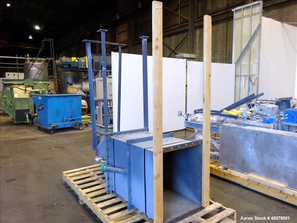 Used Carrier Vibrating Equipment Inc. Vibratory Fluid Flow Continuous Fluid Bed