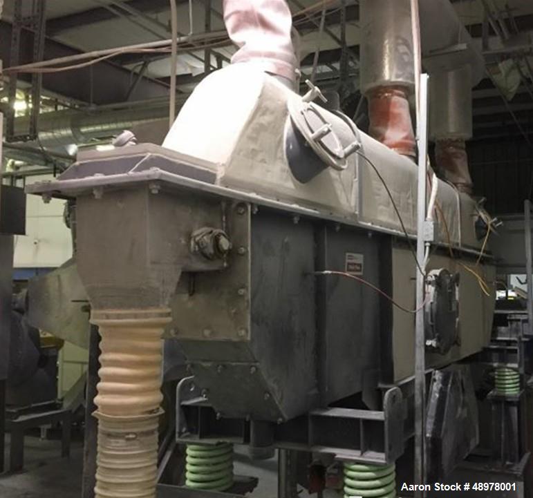 Used Carrier Vibrating Equipment Inc. Vibratory Fluid Flow Continuous Fluid Bed