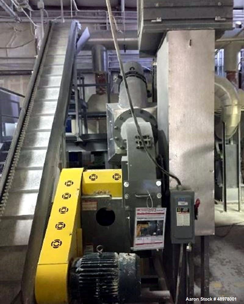 Used Carrier Vibrating Equipment Inc. Vibratory Fluid Flow Continuous Fluid Bed