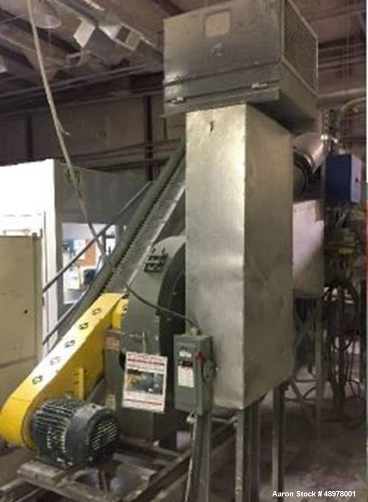 Used- Carrier Vibrating Equipment Inc. Vibratory Fluid Flow Continuous Fluid Bed