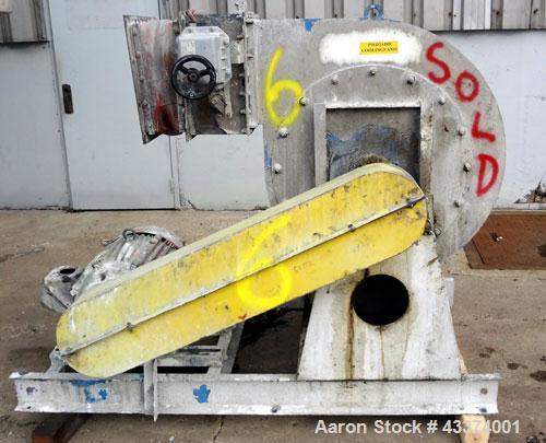 Used Carrier Vibrating Equipment Fluid-Flow Vibrating Fluid Bed Dryer / Cooler, Model QAD/C-7260. 304 Stainless Steel. Overall size 84" wide x 30'6" long x 144" tall. 25hp motor, 40hp blower, with he...