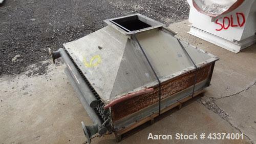 Used Carrier Vibrating Equipment Fluid-Flow Vibrating Fluid Bed Dryer / Cooler, Model QAD/C-7260. 304 Stainless Steel. Overall size 84" wide x 30'6" long x 144" tall. 25hp motor, 40hp blower, with he...