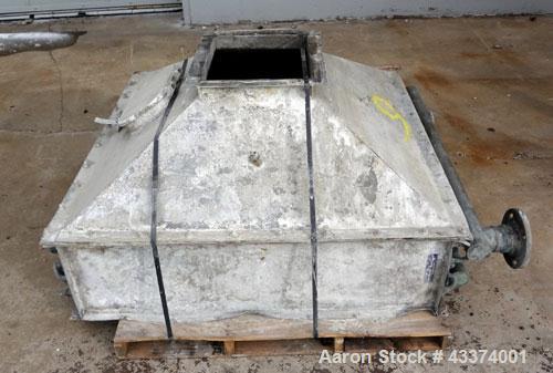 Used Carrier Vibrating Equipment Fluid-Flow Vibrating Fluid Bed Dryer / Cooler, Model QAD/C-7260. 304 Stainless Steel. Overall size 84" wide x 30'6" long x 144" tall. 25hp motor, 40hp blower, with he...