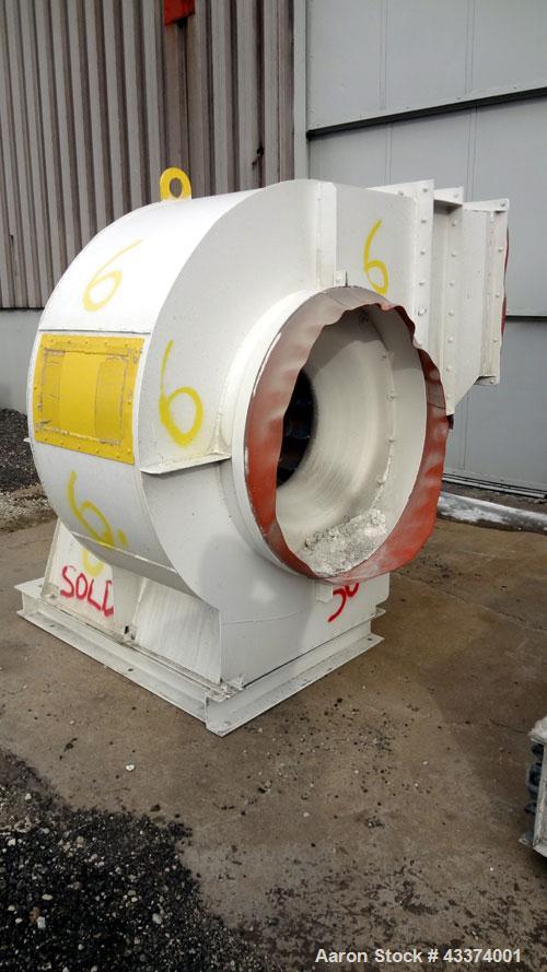 Used Carrier Vibrating Equipment Fluid-Flow Vibrating Fluid Bed Dryer / Cooler, Model QAD/C-7260. 304 Stainless Steel. Overall size 84" wide x 30'6" long x 144" tall. 25hp motor, 40hp blower, with he...