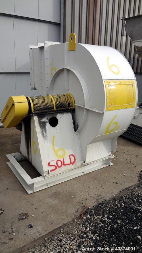 Used Carrier Vibrating Equipment Fluid-Flow Vibrating Fluid Bed Dryer / Cooler, Model QAD/C-7260. 304 Stainless Steel. Overall size 84" wide x 30'6" long x 144" tall. 25hp motor, 40hp blower, with he...