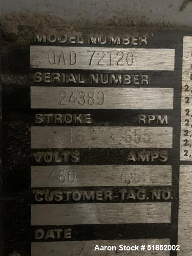 Used Carrier Vibrating Fluid Bed Dryer