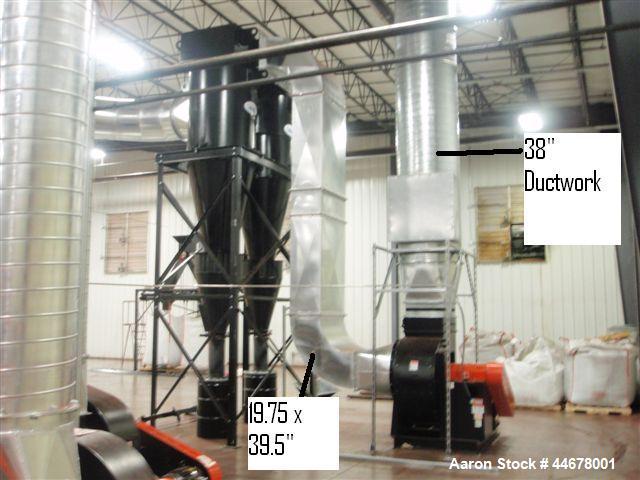 Used Carrier Vibrating Fluid Bed Dryer.  Approximately 3'6" wide x 20' long.  304 Stainless steel bed.  7.5 Hp vibratory motor.  3 Zone design.  Dual zone heating and single end zone cooling.  Zone 1...