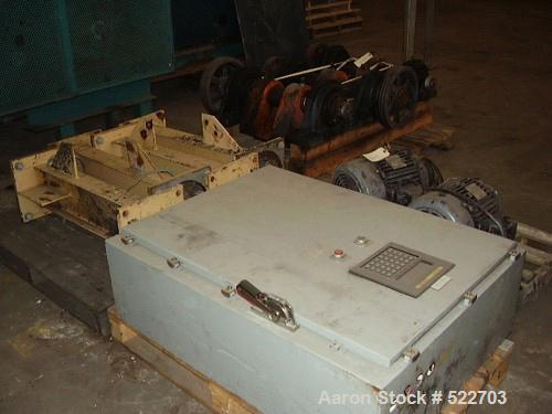 USED: Carrier vibrating fluidized bed dryer, 5'6" wide x 29'4" long,stainless steel.