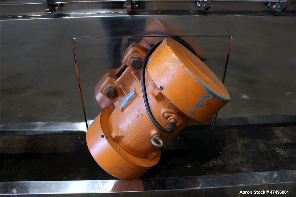 Used Changzhou Xinli ZLG Rectilinear Vibratory Fluid Bed Dryer, Model ZLG-6 x 0