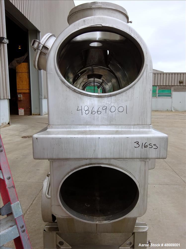 Used GEA Niro Atomizer Continuous Fluid Bed Dryer, Type FVS, Size 1.6, 316 Stai