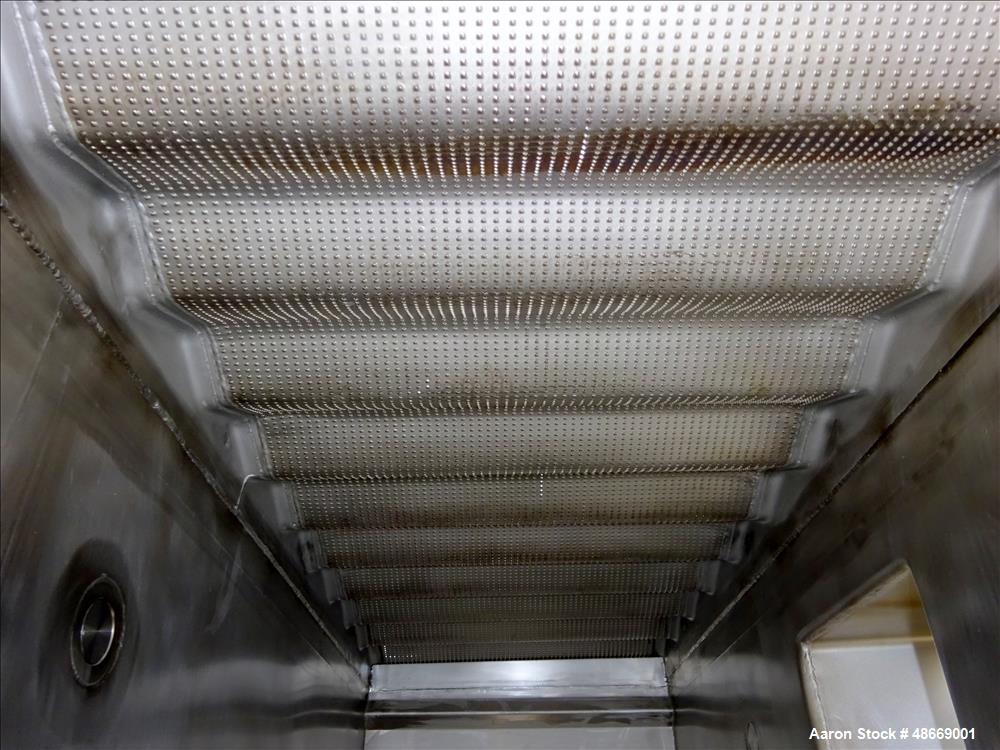 Used GEA Niro Atomizer Continuous Fluid Bed Dryer, Type FVS, Size 1.6, 316 Stai