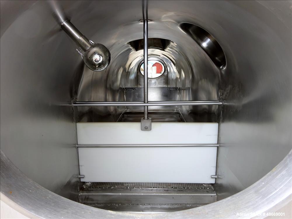 Used GEA Niro Atomizer Continuous Fluid Bed Dryer, Type FVS, Size 1.6, 316 Stai