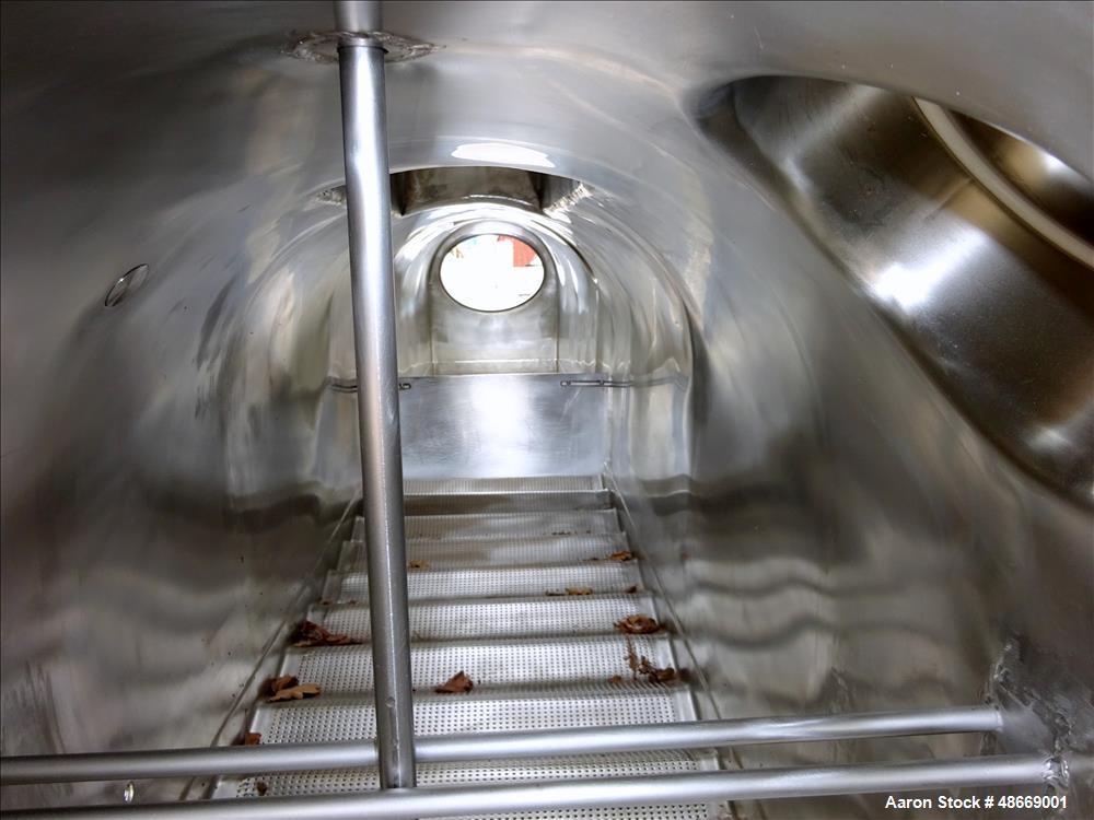 Used GEA Niro Atomizer Continuous Fluid Bed Dryer, Type FVS, Size 1.6, 316 Stai