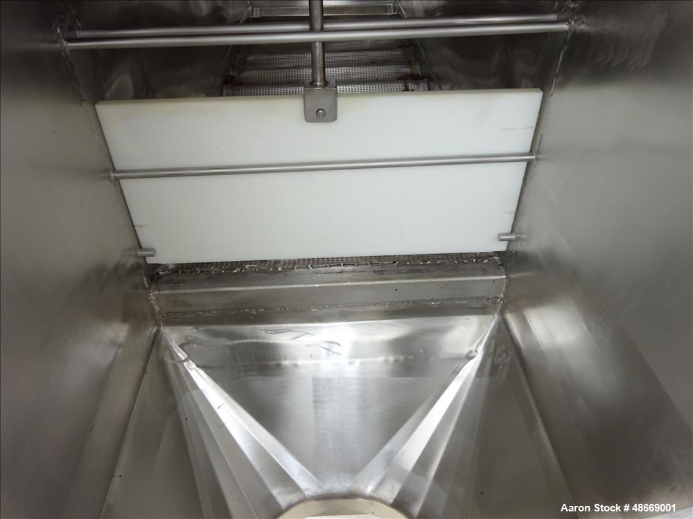 Used GEA Niro Atomizer Continuous Fluid Bed Dryer, Type FVS, Size 1.6, 316 Stai