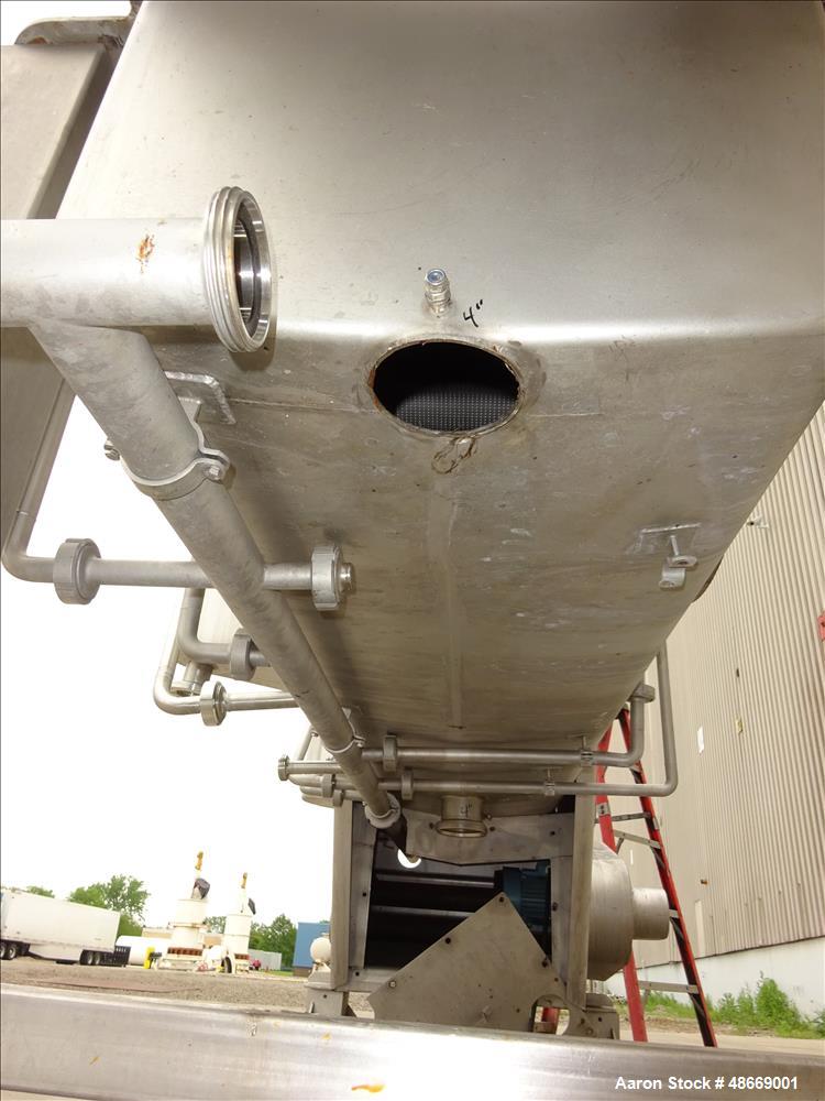 Used GEA Niro Atomizer Continuous Fluid Bed Dryer, Type FVS, Size 1.6, 316 Stai