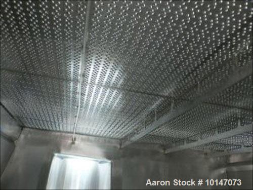 Used GEA Niro VF-F-EX Continuous Fluid Bed Dryer, 304 stainless steel. Component and surface size 134.6 square feet (12.5 m2), bed sizes 62.2" x 330.7" (1580 x 8400 mm), product inlet diameter 49.2" ...