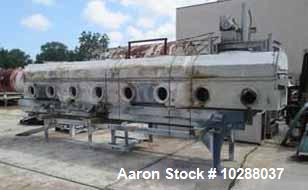 Used- Jeffrey Fluid Bed Dryer, Model TMV