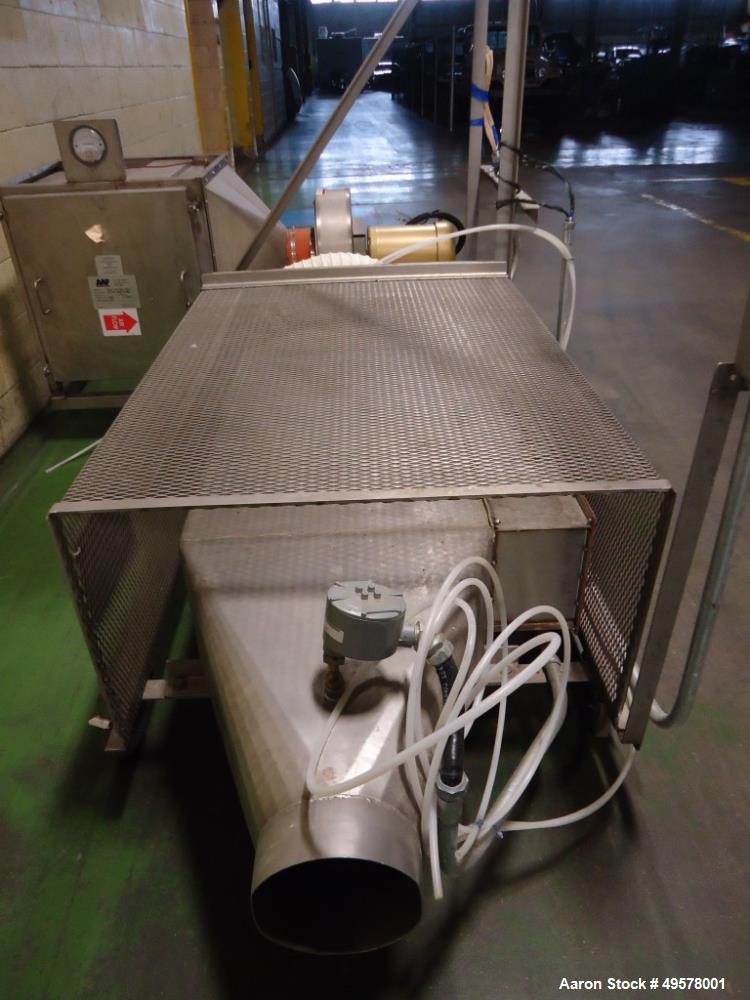 Used Kason Model K30/40-1FBD-SS Circular Fluid Bed Drying System.