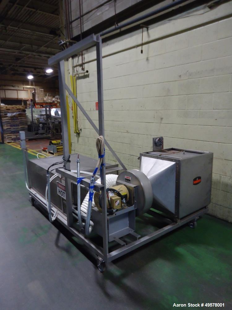 Used Kason Model K30/40-1FBD-SS Circular Fluid Bed Drying System.