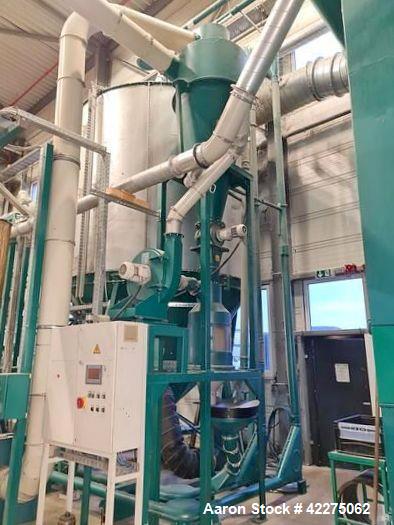 Used Pallmann IPA400/40 Agglomerator – 250 kW | LDPE HDPE PP | With Zerma 700/1000 Granulator & Cyclone Separator