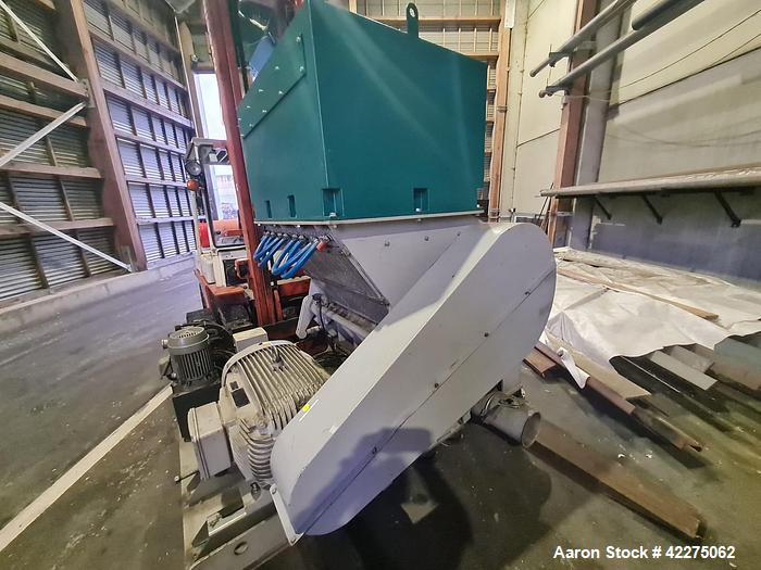 Used Pallmann IPA400/40 Agglomerator – 250 kW | LDPE HDPE PP | With Zerma 700/1000 Granulator & Cyclone Separator