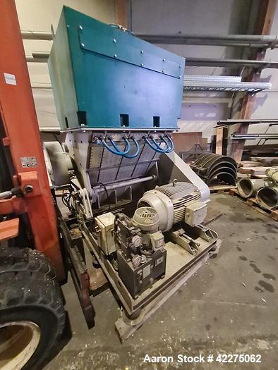 Used- Pallmann Agglomerator, Model IPA400/40. For LDPE HDPE LLDPE PP, etc. 250 kw (335hp) drive on agglomerator 18,5 kw (24....