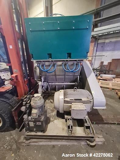 Used Pallmann IPA400/40 Agglomerator – 250 kW | LDPE HDPE PP | With Zerma 700/1000 Granulator & Cyclone Separator