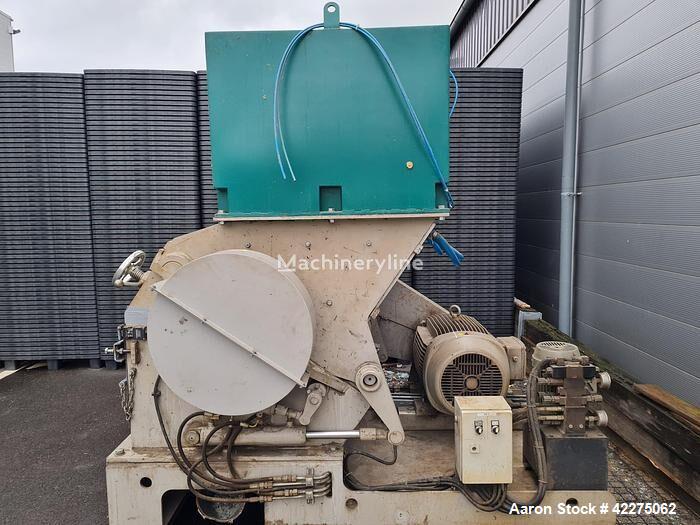 Used- Pallmann Agglomerator, Model IPA400/40. For LDPE HDPE LLDPE PP, etc. 250 kw (335hp) drive on agglomerator 18,5 kw (24....