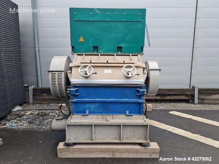 Used Pallmann IPA400/40 Agglomerator – 250 kW | LDPE HDPE PP | With Zerma 700/1000 Granulator & Cyclone Separator