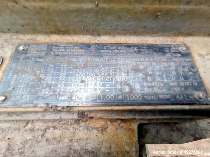 Used Pallmann IPA400/40 Agglomerator – 250 kW | LDPE HDPE PP | With Zerma 700/1000 Granulator & Cyclone Separator