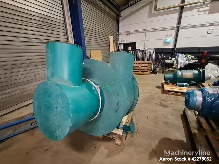 Used Pallmann IPA400/40 Agglomerator – 250 kW | LDPE HDPE PP | With Zerma 700/1000 Granulator & Cyclone Separator