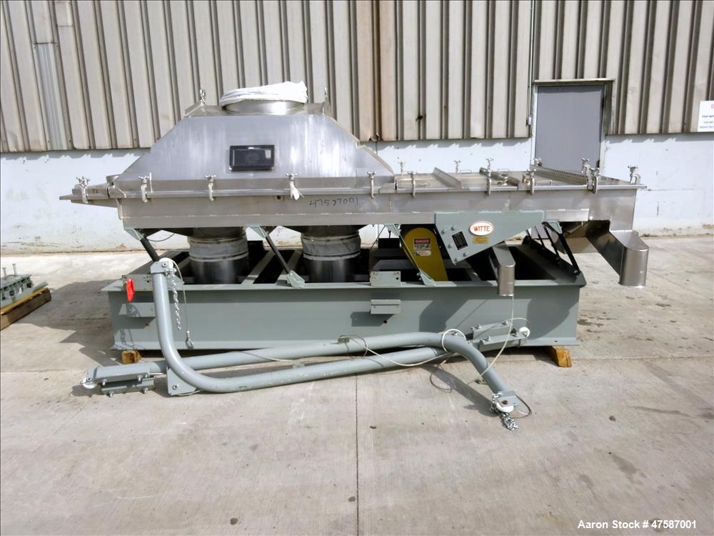 Used Witte Continuous Vibrating Fluid Bed Dryer Cooler Classifier