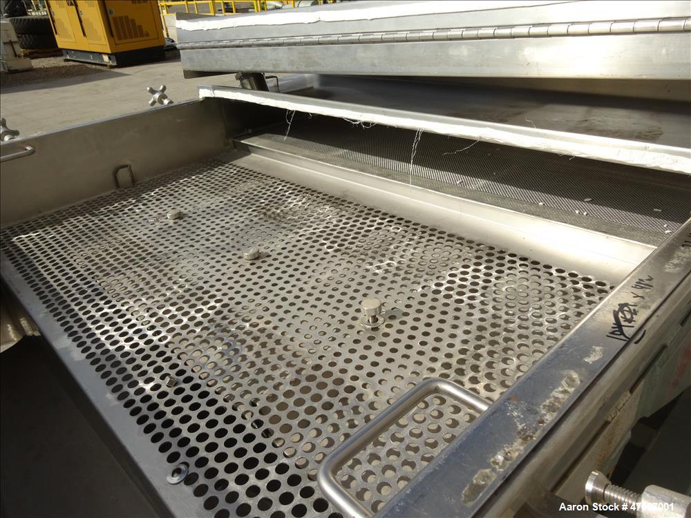 Used Witte Continuous Vibrating Fluid Bed Dryer Cooler Classifier