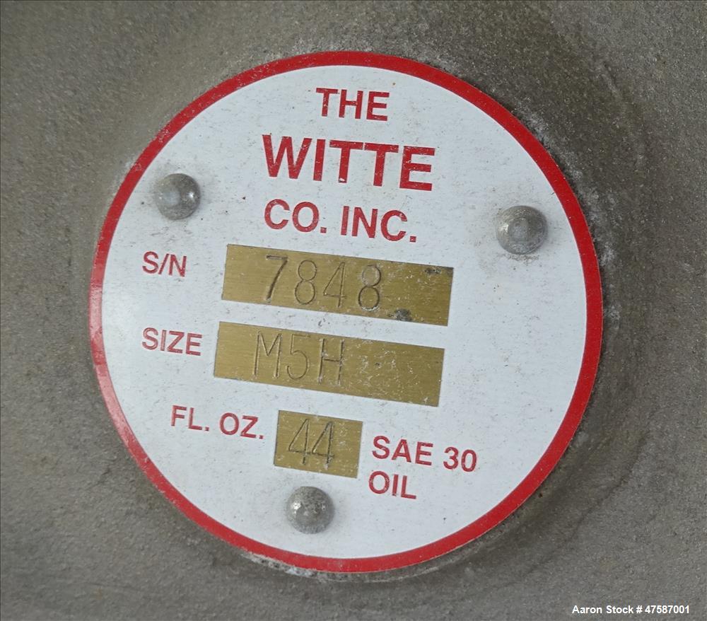 Used Witte Continuous Vibrating Fluid Bed Dryer Cooler Classifier
