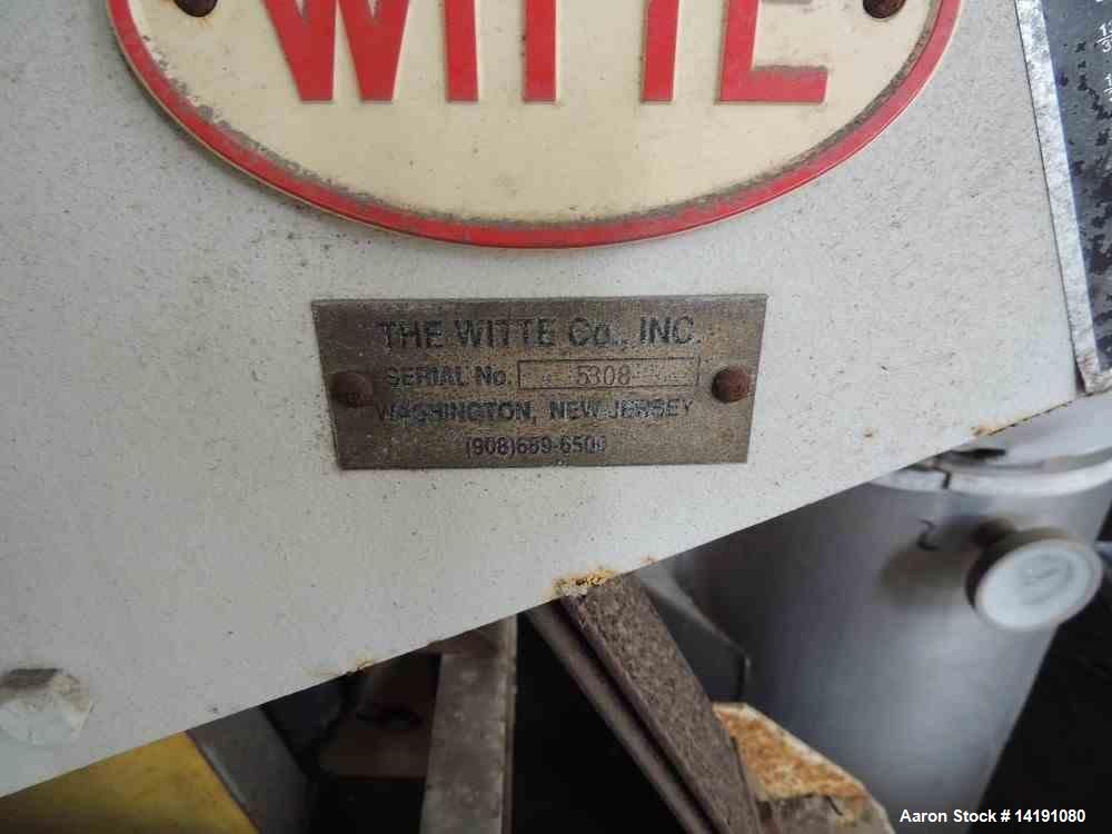 Used 36" x 12' Witte T316L SS Fluid Bed Dryer