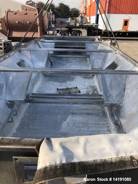 Used 36" x 12' Witte T316L SS Fluid Bed Dryer