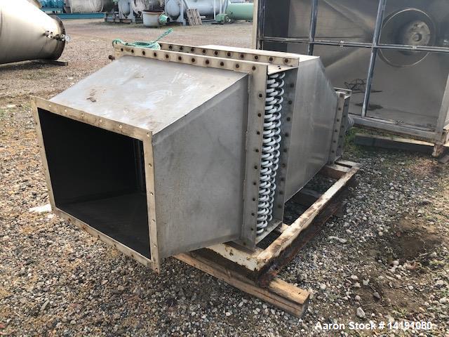 Used 36" x 12' Witte T316L SS Fluid Bed Dryer
