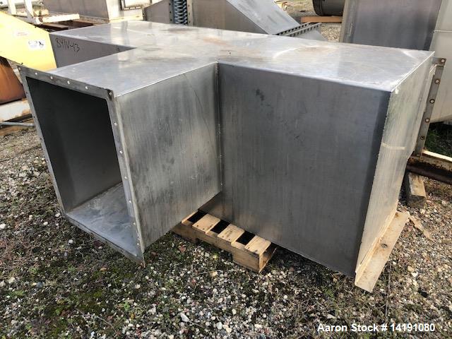 Used 36" x 12' Witte T316L SS Fluid Bed Dryer
