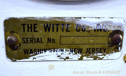 Used Witte Vibrating Fluid Bed Dryer/Cooler, 301 Stainless Steel. Approximate 11-1/2’’ wide x 72" long wide wedge wire screen section. (1) Clamp on top cover, (1) Witte size C-4 vibratory motor. Driv...