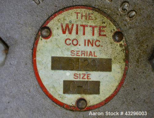 Used Witte Vibrating Fluid Bed Dryer/Cooler, 301 Stainless Steel. Approximate 11-1/2 wide x 72" long wide wedge wire screen section. (1) Clamp on top cover, (1) Witte size C-4 vibratory motor. Driven...