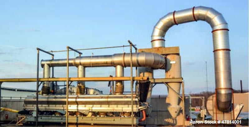 Used Witte Vibrating Fluid Bed Dryer System, 304 Stainless Steel
