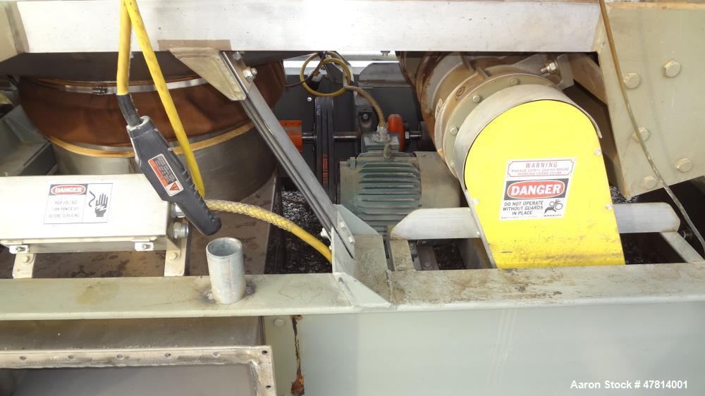 Used Witte Vibrating Fluid Bed Dryer System, 304 Stainless Steel