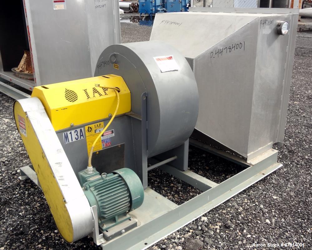 Used Witte Vibrating Fluid Bed Dryer System, 304 Stainless Steel