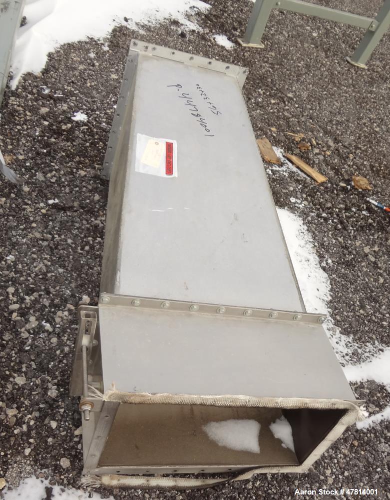 Used Witte Vibrating Fluid Bed Dryer System, 304 Stainless Steel