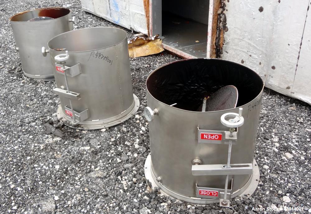 Used Witte Vibrating Fluid Bed Dryer System, 304 Stainless Steel