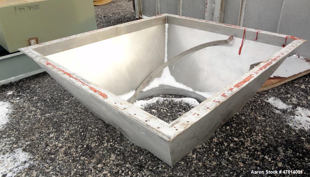 Used Witte Vibrating Fluid Bed Dryer System, 304 Stainless Steel