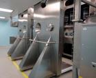 Used unused Lodige (DMR) type WFT40-10 316L stainless steel fluidized continuous bed dryer. Unit includes controls.