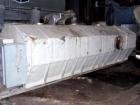 Used Carman Industries Vibrating Fluid Bed Dryer, model FBP-562, stainless steel contact surfaces, 45.5